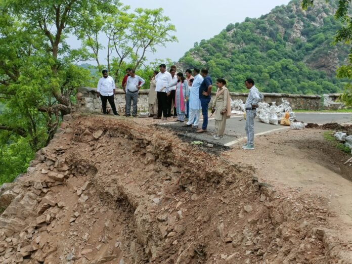 Instructions given regarding repair of damaged road and protective measures