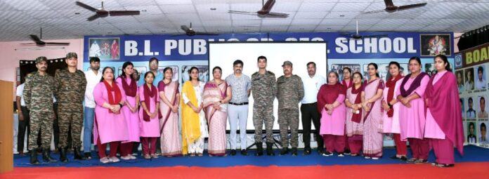 The team of 16 Dogra Regiment inspired the children