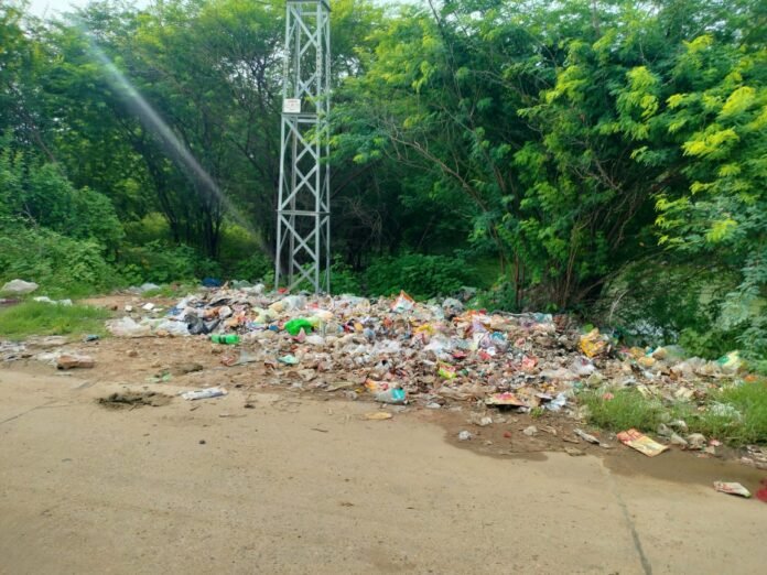 The negligence of the Gram Panchayat became the reason for the dirt