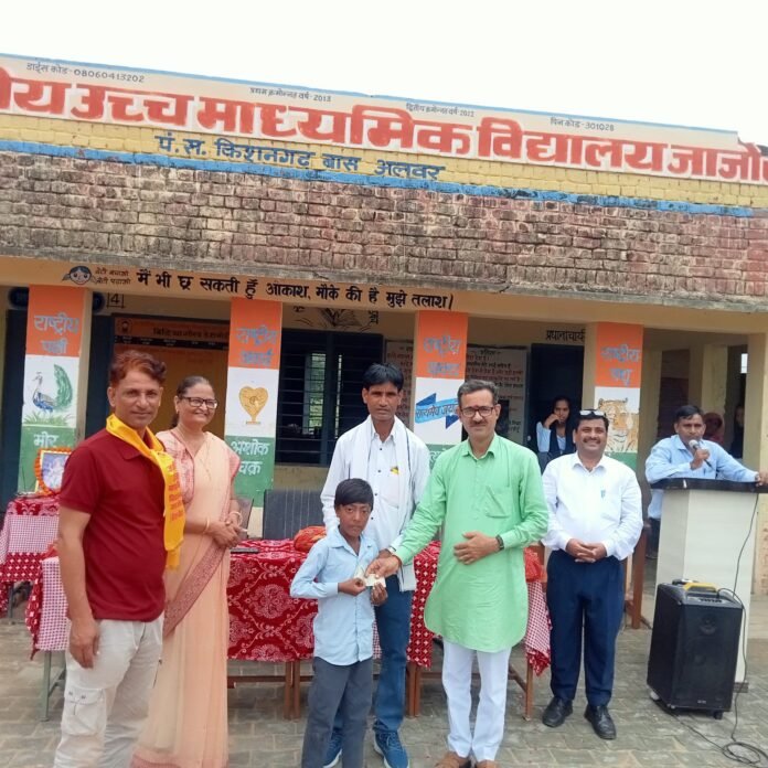 Faiyaan got the honor for having the highest attendance