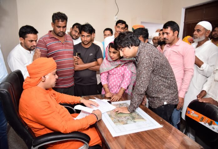 तिजारा विधायक  बालकनाथ  ने की जनसुनवाई