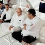 अजमेर में रावत के निवास पर मंत्री संजय शर्मा