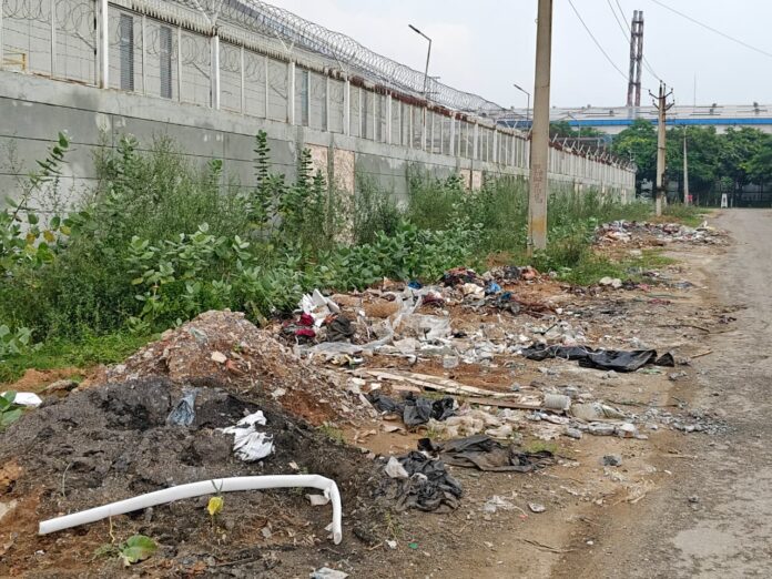 भिवाड़ी में कचरा