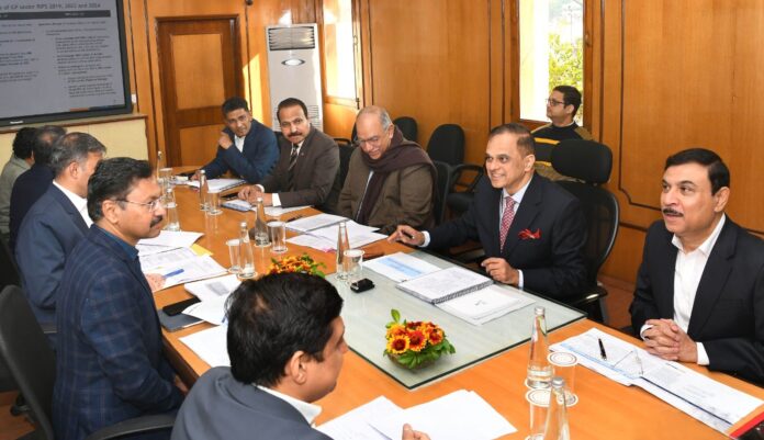 मुख्य सचिव वी. श्रीनिवास की अध्यक्षता में स्टेट एम्पावर्ड कमेटी की बैठक