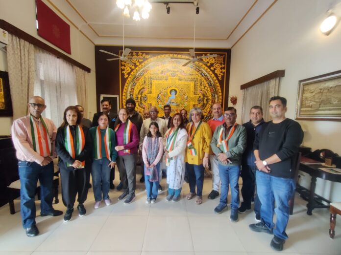 486 इंद्रजीत सिंह लांबा का अलवर में अभिनंदन