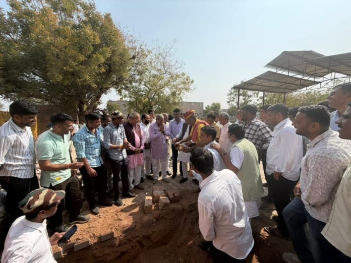 संसदीय कार्य मंत्री जोगाराम पटेल ने विकास कार्यों का लोकार्पण एवं शिलान्यास किया