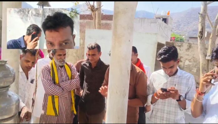 660 खंडित मूर्तियों का निरीक्षण करते राजस्थान पुजारी महासंघ के पदाधिकारी