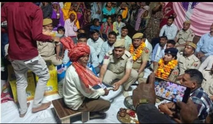 सफाई कर्मचारी की बेटी की शादी में भरा भात