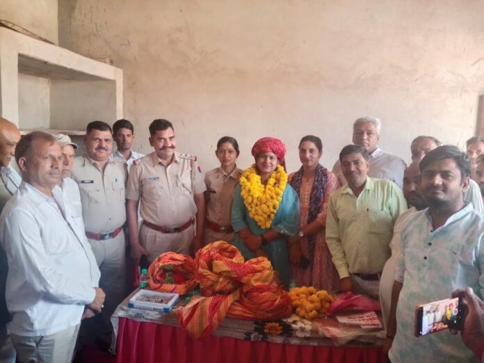 सैनी समाज की ओर से बंबोरा गांव में सम्मान समारोह