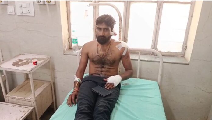 पारिवारिक विवाद में तलवार से हमला, भाई गंभीर घायल