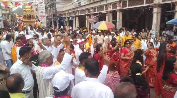 982 अलवर में महावीर जयंती पर भव्य शोभायात्रा