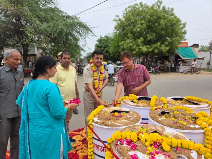 DSP नरेन्द्र कुमार ने किया लोकार्पण