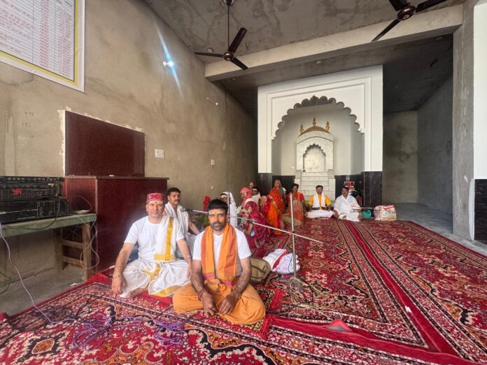 बलदेव जी मंदिर बास कृपाल नगर, प्राण प्रतिष्ठा समारोह