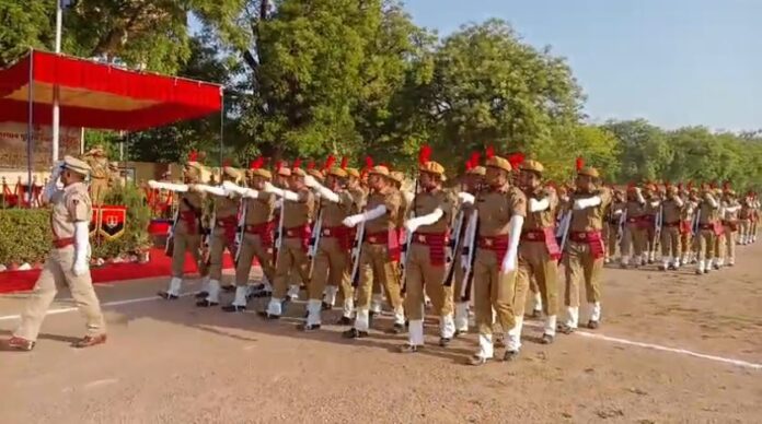 पुलिस दिवस पुलिस परेड अलवर