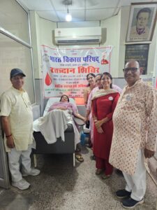 सेठ माखनलाल चैरिटेबल ट्रस्ट में रक्तदान शिविर आयोजित
