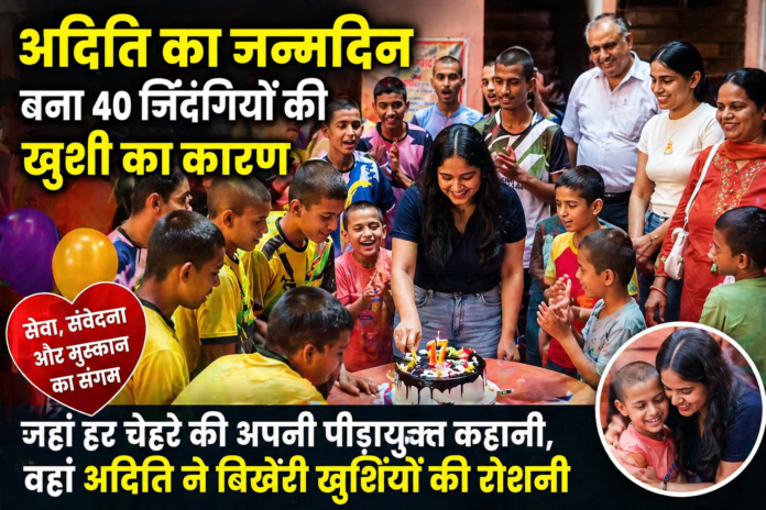 जन्मदिन कुछ अलग बच्चों के साथ