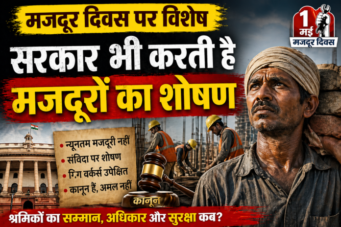 मजदूरों का शोषण जारी है