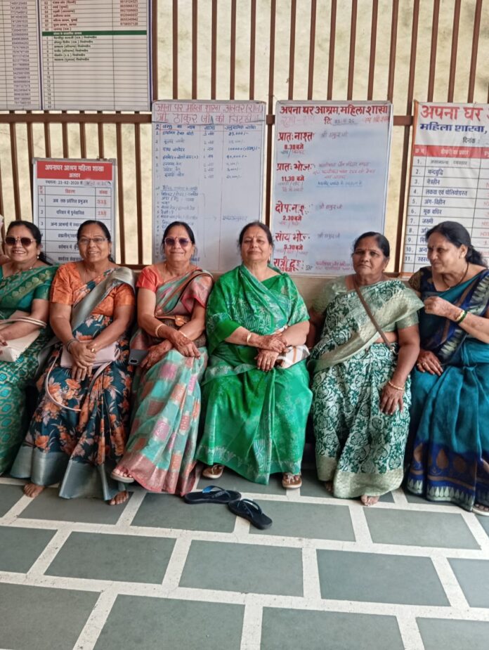 अपनाघर आश्रम में सेवा की तैयारी