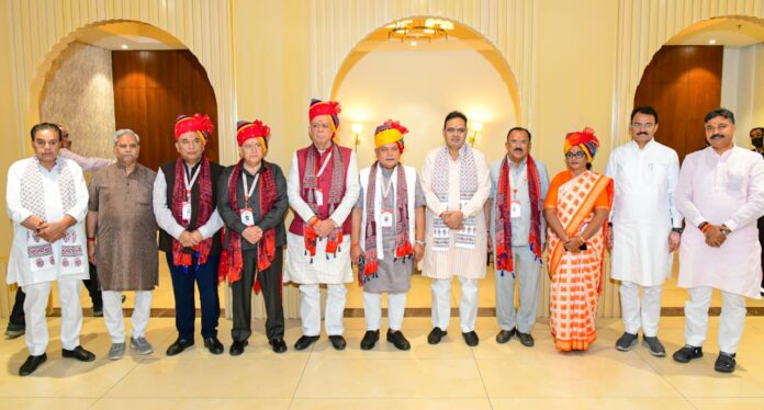 मुख्यमंत्री भजनलाल शर्मा ने पांच राज्यों के विधानसभा अध्यक्षों से मुलाकात की