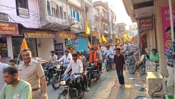 महाराणा प्रताप जयंती पर करणी सेना की बाइक रैली