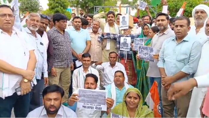 1491 नीट परीक्षा विवाद अलवर प्रदर्शन