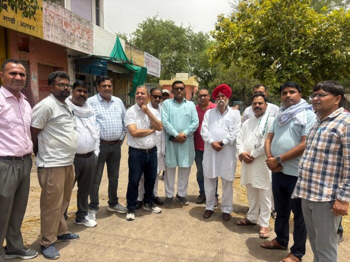 अग्रसेन सर्किल सब्जी मंडी निरीक्षण