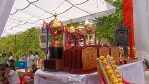 स्टेडियम में आयोजित राज्य स्तरीय बॉक्सिंग प्रतियोगिता