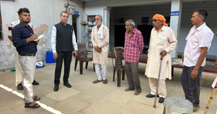 स्वयं सिद्धा आश्रम खैरथल निरीक्षण