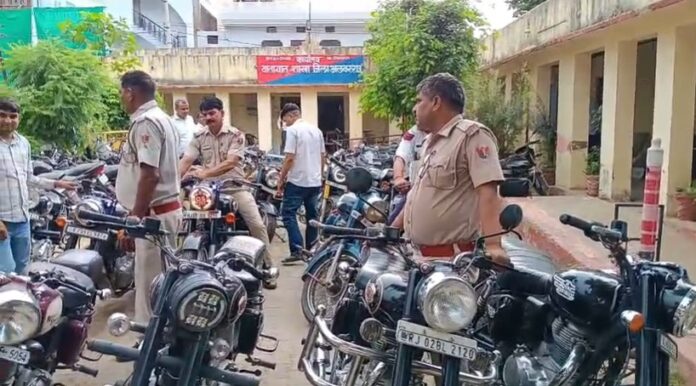20 मॉडिफाइड बाइक जब्त