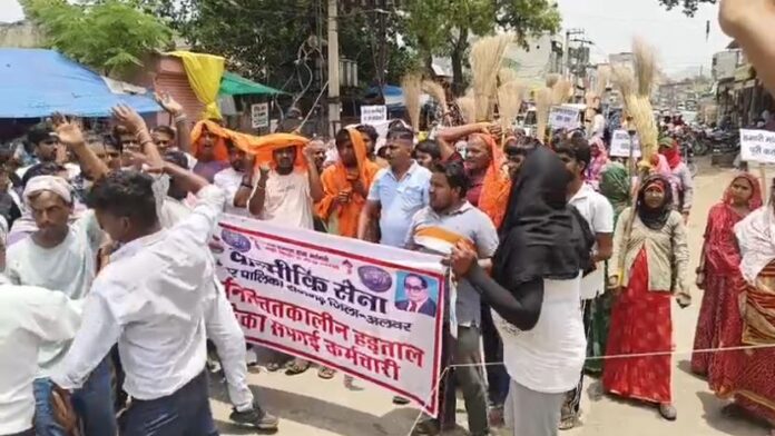 सफाई कर्मचारियों का आंदोलन