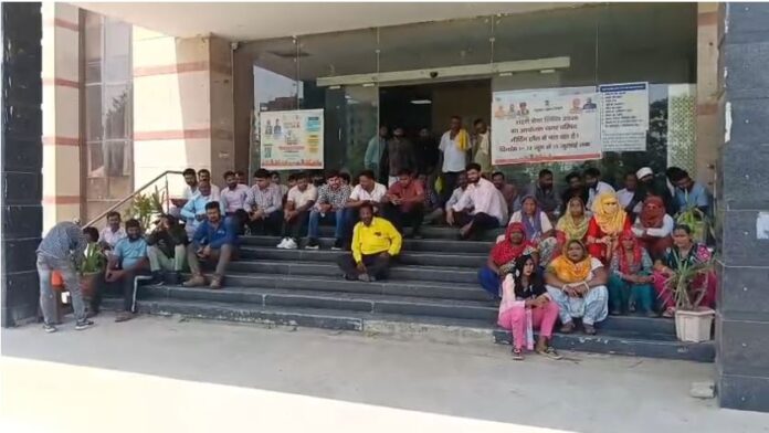 भिवाड़ी नगर परिषद हड़ताल