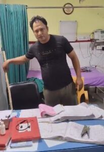 बानसूर अस्पताल वायरल वीडियो