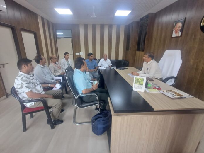 2140 बाल नशा मुक्ति अभियान को लेकर जिला स्तरीय बैठक
