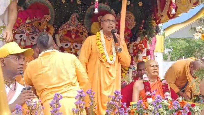 2150 इस्कॉन द्वारा निकाली गई भगवान जगन्नाथ की भव्य रथयात्रा