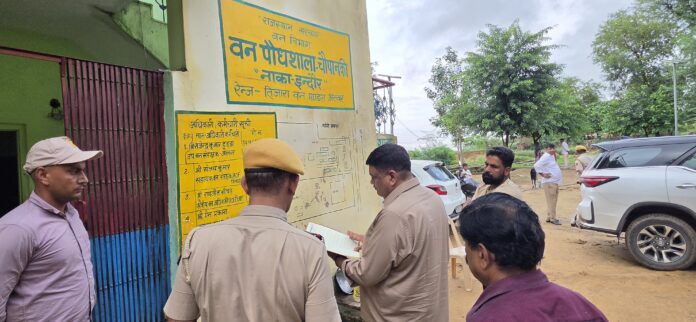 चौपानकी वन पौधशाला निरीक्षण