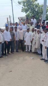 लक्ष्मणगढ़ कांग्रेस प्रदर्शन