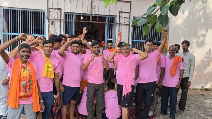 2590 मौजपुर डाक ध्वजा यात्रा
