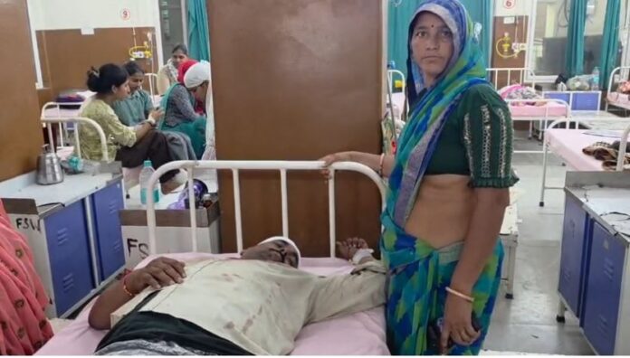 जमीनी विवाद के बाद घायल