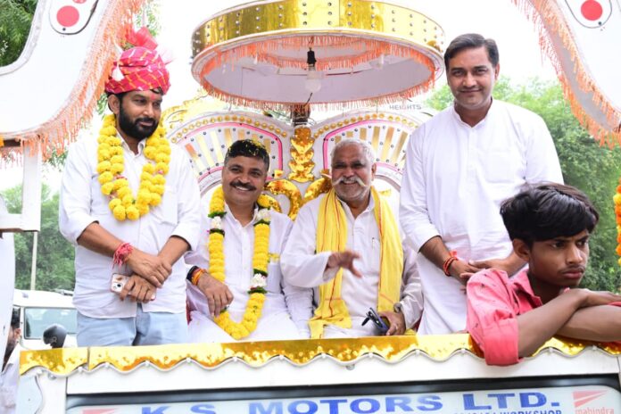 2750 विकास कार्यों के उद्घाटन-लोकार्पण के दौरान नेता प्रतिपक्ष टीकाराम जूली