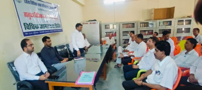 634 कठूमर बार संघ सभागार में राष्ट्रीय लोक अदालत