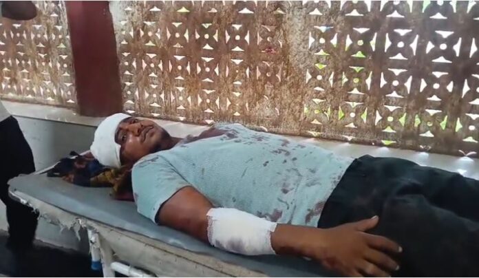 2838 जागरण के दौरान हमले में घायल युवक अरुण सिंह
